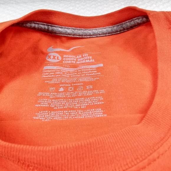 DENVER BRONCOS TEE 2  SMALL HOLES NO STAINS - Picture 2 of 5